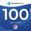 100$ PSN USA PlayStation Network GiftCards