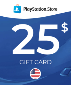 25$ PSN USA PlayStation Network GiftCards