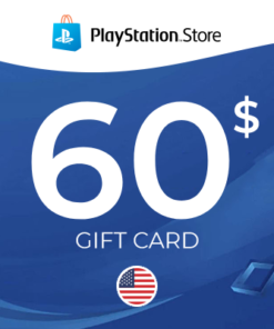60$ PSN USA PlayStation Network GiftCards